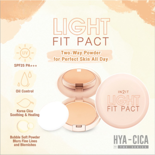 IN2IT HYA-CICA Light Fit Pact 2 Way Powder SPF25 PA+++